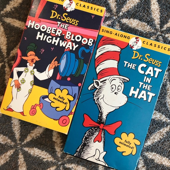 80's Dr. Seuss VHS Movies - The Cat in the Hat - The Hoober-Bloob Highway - Picture 4 of 12